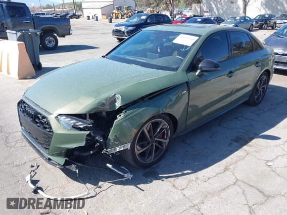 2023 Audi A4 S line Premium Plus with VIN WAUEAAF48PN022647, listed as a IAAI auction lot 41675764 with 19,522 mi miles and . Bid and sale history available at DreamBid. Image 18.