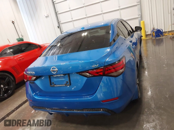 2020 Nissan Sentra SV with VIN 3N1AB8CV3LY220654, listed as a IAAI auction lot 41740719 with 27,546 mi miles and . Bid and sale history available at DreamBid. Image 16.