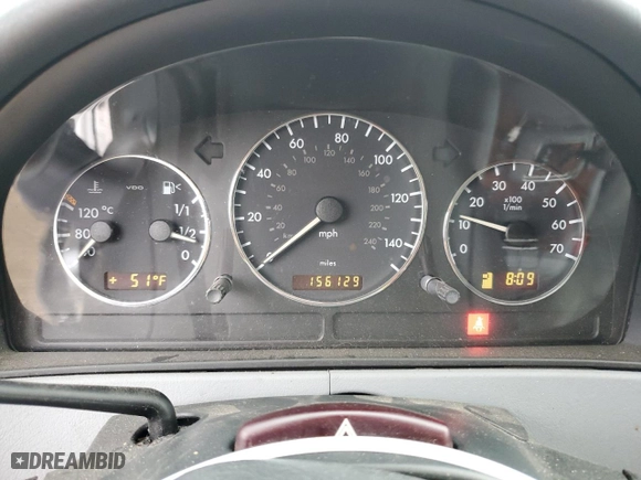 2005 Mercedes-Benz M-Class 3.7L with VIN 4JGAB57E75A564495, listed as a Copart auction lot 43456375 with 156,129 mi miles and Salvage Title. Bid and sale history available at carsss.com. Image 9.