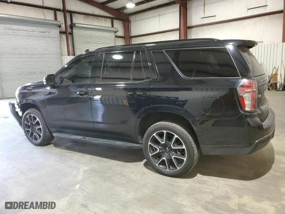 2022 Chevrolet Tahoe RST with VIN 1GNSKRKD8NR100297, listed as a Copart auction lot 42195495 with 82,329 mi miles and Salvage Title. Bid and sale history available at carsss.com. Image 2.