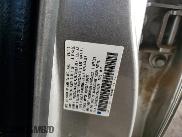 2012 Acura RDX with VIN 5J8TB2H23CA000566, listed as a Copart auction lot 49600735 with 99,999 mi miles and Clean Title. Bid and sale history available at carsss.com. Image 13.