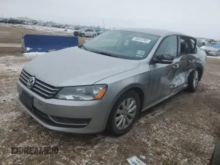 2013 Volkswagen Passat S with VIN 1VWAP7A3XDC060791, listed as a Copart auction lot 46044785 with 152,303 mi miles and Salvage title. Bid and sale history available at DreamBid. Image 1.