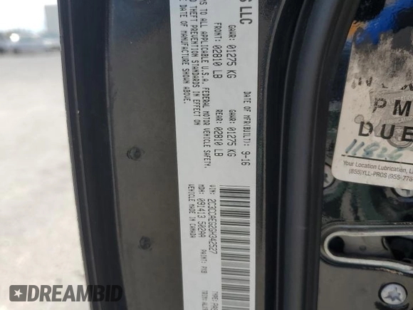2016 Chrysler 300 with VIN 2C3CCAEG2GH342527, listed as a Copart auction lot 45665275 with 121,163 mi miles and Salvage Title. Bid and sale history available at carsss.com. Image 12.