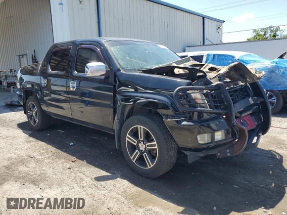2014 Honda Ridgeline Sport with VIN 5FPYK1F73EB007015, listed as a Copart auction lot 55148465 with 131,148 mi miles and Salvage title. Bid and sale history available at DreamBid. Image 4.