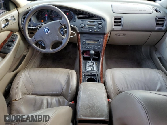 2003 Acura TL with VIN 19UUA56643A086128, listed as a Copart auction lot 50195005 with 172,376 mi miles and Salvage Title. Bid and sale history available at carsss.com. Image 8.