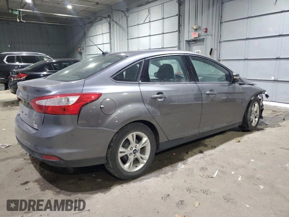 2014 Ford Focus SE with VIN 1FADP3F27EL164395, listed as a Copart auction lot 89045505 with 58,955 mi miles and Salvage Title. Bid and sale history available at carsss.com. Image 3.