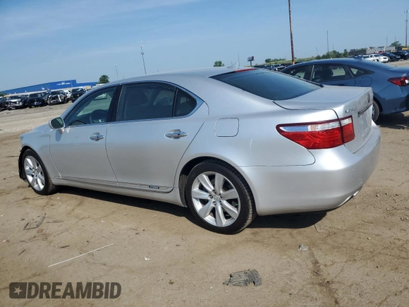 2008 Lexus LS 600h L with VIN JTHDU46F385003092, listed as a Copart auction lot 62096405 with 185,459 mi miles and Clean title. Bid and sale history available at DreamBid. Image 2.