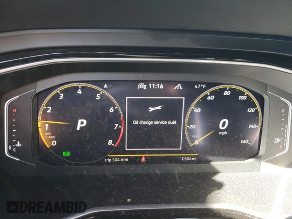 2024 Volkswagen Jetta 40th Anniversary Edition с VIN 3VW9T7BU8RM054807, выставлен на аукционе Copart как лот 87081244 с пробегом 10 504 миль миль и Чистый • Clean title. История ставок и продаж доступна на DreamBid. Изображение 9.