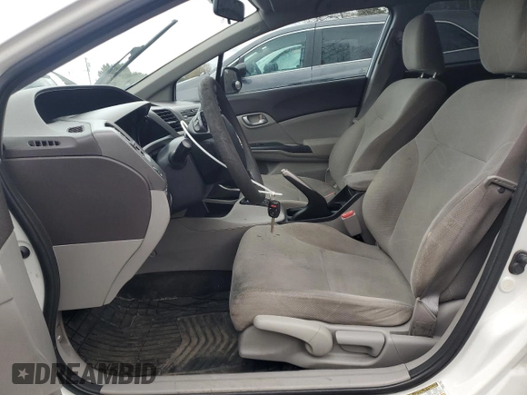 2012 Honda Civic z VIN 2HGFB2F42CH106932, wystawiony jako Copart lot #53804525 z przebiegiem 183 209 mil mil oraz Szkoda całkowita • Salvage title. Historia ofert i sprzedaży dostępna na DreamBid. Obrazek 7.