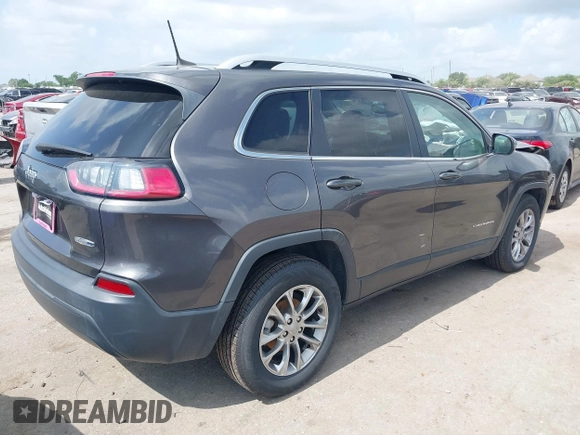 2019 Jeep Cherokee Latitude Plus with VIN 1C4PJLLB1KD172060, listed as a IAAI auction lot 42446369 with 91,222 mi miles and . Bid and sale history available at DreamBid. Image 4.