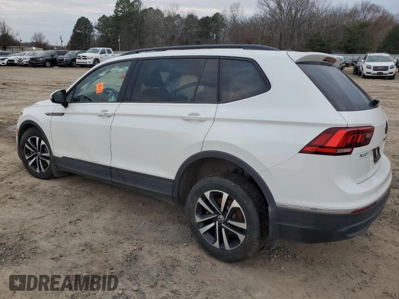 2023 Volkswagen Tiguan S с VIN 3VVRB7AX3PM071532, выставлен на аукционе Copart как лот 85901014 с пробегом 33 939 миль миль и Списание • Salvage title. История ставок и продаж доступна на DreamBid. Изображение 2.