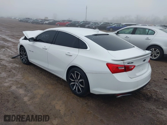 2020 Chevrolet Malibu RS with VIN 1G1ZG5ST9LF140971, listed as a IAAI auction lot 41179351 with 53,260 mi miles and . Bid and sale history available at DreamBid. Image 3.