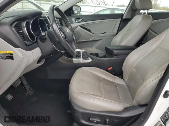 2013 Kia Optima EX with VIN 5XXGN4A78DG231512, listed as a Copart auction lot 52190005 with 160,891 mi miles and Salvage Title. Bid and sale history available at DreamBid. Image 7.