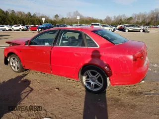 2007 Audi A4 2.0T with VIN WAUAF78E97A035908, listed as a Copart auction lot 87883905 with 160,029 mi miles and Salvage Title. Bid and sale history available at carsss.com. Image 2.