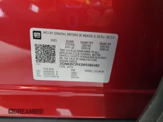 2021 Chevrolet Blazer LT z VIN 3GNKBCR41MS586482, wystawiony jako Copart lot #55158025 z przebiegiem 61 081 mil mil oraz Szkoda całkowita • Salvage title. Historia ofert i sprzedaży dostępna na DreamBid. Obrazek 13.