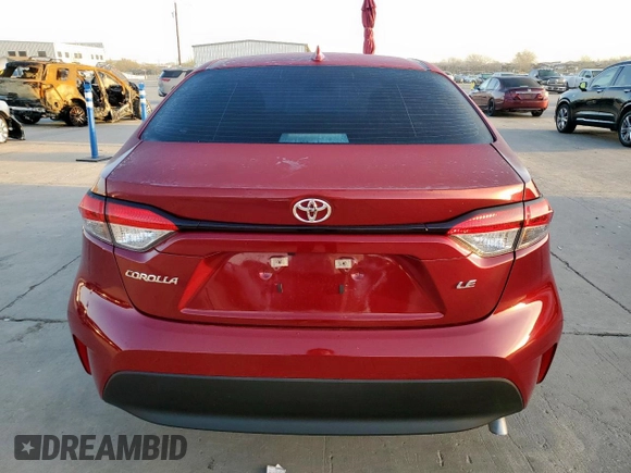 2024 Toyota Corolla LE with VIN 5YFB4MDE3RP211089, listed as a Copart auction lot 50168745 with 6,334 mi miles and Salvage Title. Bid and sale history available at carsss.com. Image 6.