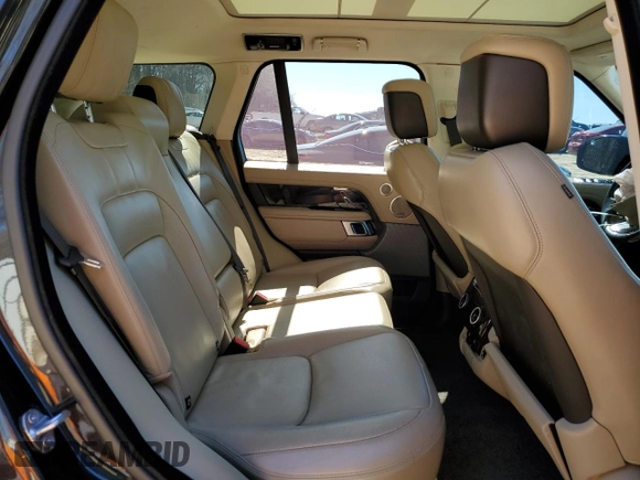2018 Land Rover Range Rover HSE with VIN SALGS2RKXJA381482, listed as a Copart auction lot 45715265 with 74,578 mi miles and Non repairable. Bid and sale history available at DreamBid. Image 12.