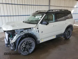 2025 Ford Bronco Sport Outer Banks z VIN 3FMCR9CN0SRE59106, wystawiony jako Copart lot #65766155 z przebiegiem 2 964 mil mil oraz Czysty tytuł • Clean title. Historia ofert i sprzedaży dostępna na DreamBid. Obrazek 1.