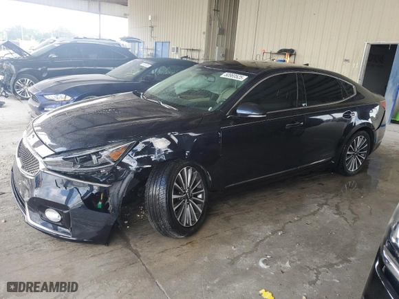 2017 Kia Cadenza Premium with VIN KNALB4J17H5066255, listed as a Copart auction lot 50969525 with 101,690 mi miles and Salvage Title. Bid and sale history available at carsss.com. Image 1.