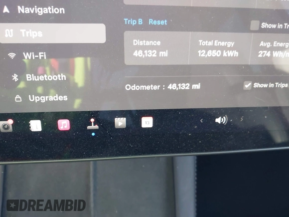 2023 Tesla Model Y Performance with VIN 7SAYGDEF6PF854797, listed as a IAAI auction lot 41319332 with 46,132 mi miles and . Bid and sale history available at DreamBid. Image 15.