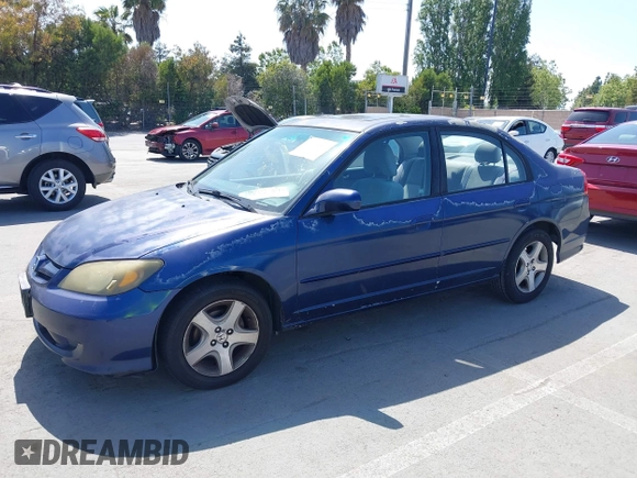 2004 Honda Civic EX with VIN 2HGES267X4H564127, listed as a IAAI auction lot 42298868 with 215,287 mi miles and . Bid and sale history available at DreamBid. Image 2.