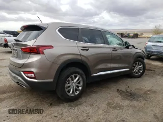 2019 Hyundai Santa Fe SE with VIN 5NMS23AD8KH010316, listed as a Copart auction lot 51163115 with 73,302 mi miles and Salvage Title. Bid and sale history available at carsss.com. Image 3.