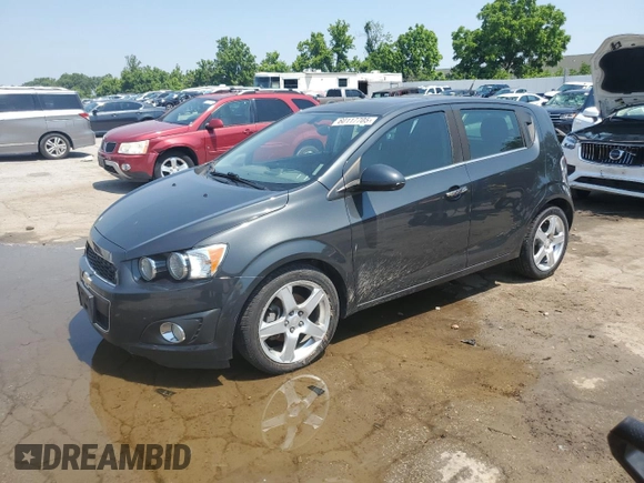 2014 Chevrolet Sonic LTZ z VIN 1G1JE6SB5E4241777, wystawiony jako Copart lot #60117705 z przebiegiem 139 287 mil mil oraz Czysty tytuł • Clean title. Historia ofert i sprzedaży dostępna na DreamBid. Obrazek 1.
