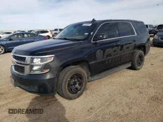 2019 Chevrolet Tahoe Commercial with VIN 1GNSKDEC6KR325643, listed as a Copart auction lot 49269035 with 56,310 mi miles and Salvage title. Bid and sale history available at DreamBid. Image 1.