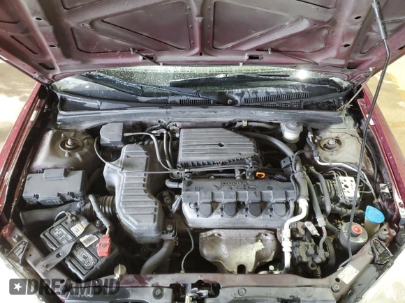 2003 Honda Civic EX with VIN 2HGES26783H587405, listed as a Copart auction lot 54131895 with 180,719 mi miles and Salvage Title. Bid and sale history available at carsss.com. Image 11.