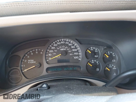 2004 Chevrolet Tahoe LS with VIN 1GNEC13T14R167811, listed as a IAAI auction lot 42074475 with 267,196 mi miles. Bid and sale history available at carsss.com. Image 7.