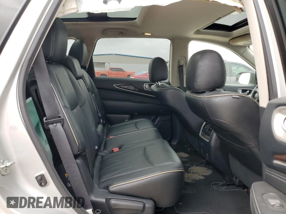 2017 Infiniti QX60 with VIN 5N1DL0MN5HC528217, listed as a Copart auction lot 51787505 with 118,053 mi miles and Salvage Title. Bid and sale history available at DreamBid. Image 12.