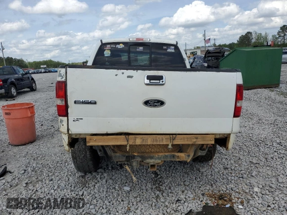 2006 Ford F-150 XLT with VIN 1FTPW14556FB54072, listed as a Copart auction lot 50732555 with 163,035 mi miles and Salvage Title. Bid and sale history available at carsss.com. Image 6.