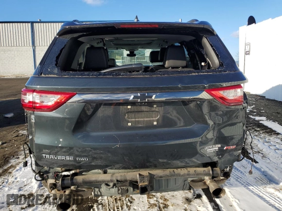 2019 Chevrolet Traverse RS with VIN 1GNEVJKW9KJ252218, listed as a Copart auction lot 41497125 with 56,342 mi miles and Salvage Title. Bid and sale history available at carsss.com. Image 6.