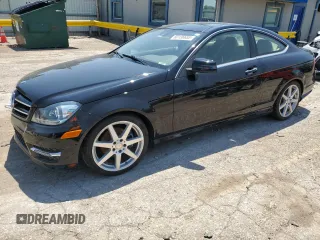 2015 Mercedes-Benz C 250 with VIN WDDGJ4HB8FG437100, listed as a Copart auction lot 60136655 with 34,458 mi miles and Salvage title. Bid and sale history available at DreamBid. Image 1.