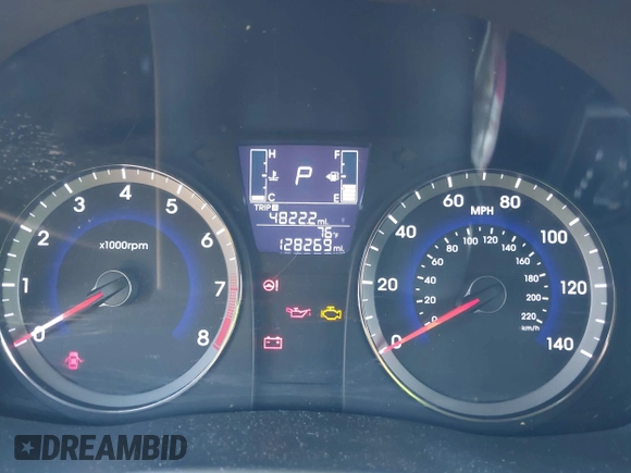 2017 Hyundai Accent SE with VIN KMHCT5AE6HU363642, listed as a IAAI auction lot 41973617 with 128,269 mi miles. Bid and sale history available at carsss.com. Image 7.