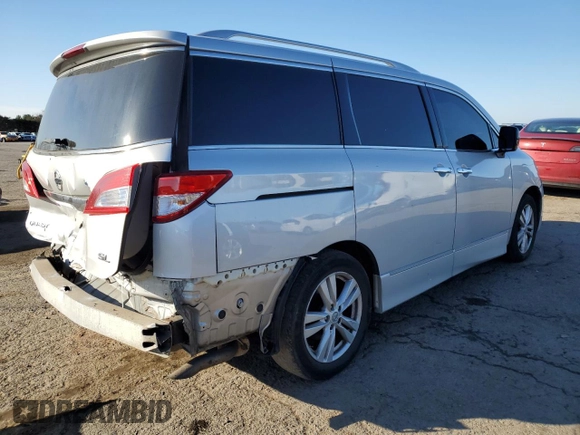 2012 Nissan Quest SL with VIN JN8AE2KP0C9045066, listed as a Copart auction lot 48028025 with 140,014 mi miles and Salvage Title. Bid and sale history available at carsss.com. Image 3.