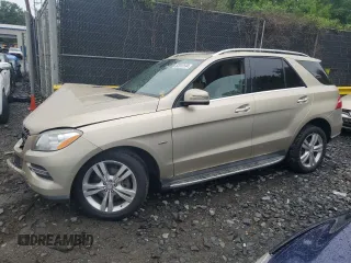2012 Mercedes-Benz M with VIN 4JGDA5HB4CA077935, listed as a Copart auction lot 45930305 with Not Provided miles and Non Repairable. Bid and sale history available at carsss.com. Image 1.