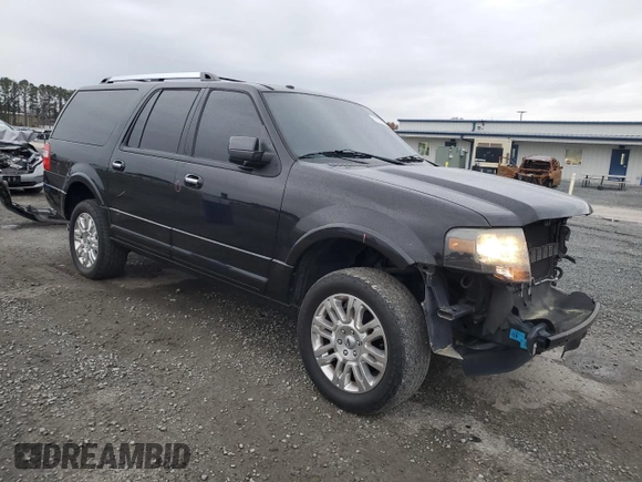 2014 Ford Expedition Max Limited z VIN 1FMJK1K56EEF59832, wystawiony jako Copart lot #81092254 z przebiegiem 93 429 mil mil oraz Szkoda całkowita • Salvage title. Historia ofert i sprzedaży dostępna na DreamBid. Obrazek 4.
