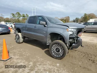 2020 Chevrolet Silverado 1500 RST with VIN 3GCPWDED1LG413612, listed as a Copart auction lot 41828455 with Not Provided miles and Salvage Title. Bid and sale history available at DreamBid. Image 4.