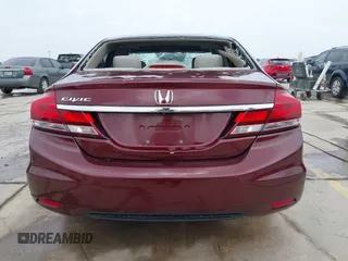 2015 Honda Civic EX with VIN 2HGFB2F8XFH562376, listed as a IAAI auction lot 41947465 with 73,040 mi miles and . Bid and sale history available at carsss.com. Image 16.