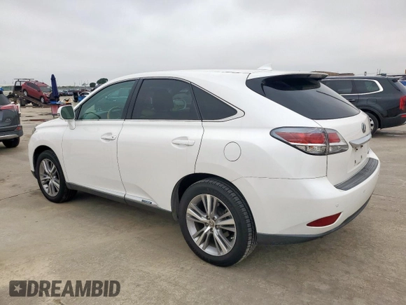2015 Lexus RX 450h with VIN 2T2ZB1BA2FC003943, listed as a Copart auction lot 51186155 with 102,272 mi miles and Salvage title. Bid and sale history available at DreamBid. Image 2.