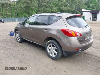 2009 Nissan Murano S with VIN JN8AZ18W69W138889, listed as a IAAI auction lot 42162009 with 97,615 mi miles. Bid and sale history available at carsss.com. Image 3.