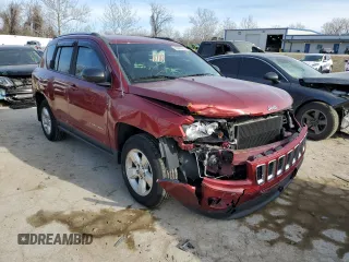2015 Jeep Compass Sport with VIN 1C4NJCBA7FD190830, listed as a Copart auction lot 42603064 with 106,758 mi miles and Salvage Title. Bid and sale history available at DreamBid. Image 4.