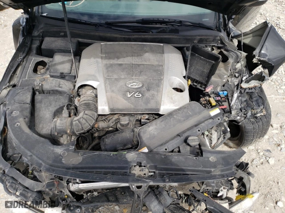 2009 Hyundai Genesis with VIN KMHGC46E29U043580, listed as a Copart auction lot 49688255 with 0 mi miles and Salvage Title. Bid and sale history available at carsss.com. Image 13.
