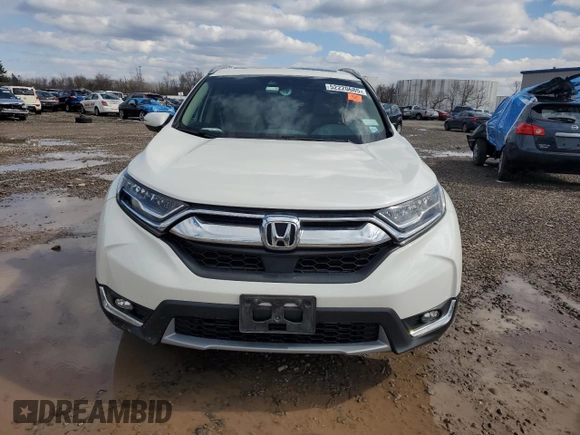 2018 Honda CR-V Touring with VIN 5J6RW2H99JL006734, listed as a Copart auction lot 52220685 with 57,923 mi miles and Salvage Title. Bid and sale history available at carsss.com. Image 5.