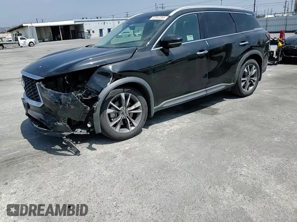 2023 Infiniti QX60 Luxe с VIN 5N1DL1FR7PC351478, выставлен на аукционе Copart как лот 52640355 с пробегом 106 760 миль миль и Списание • Salvage title. История ставок и продаж доступна на DreamBid. Изображение 14.