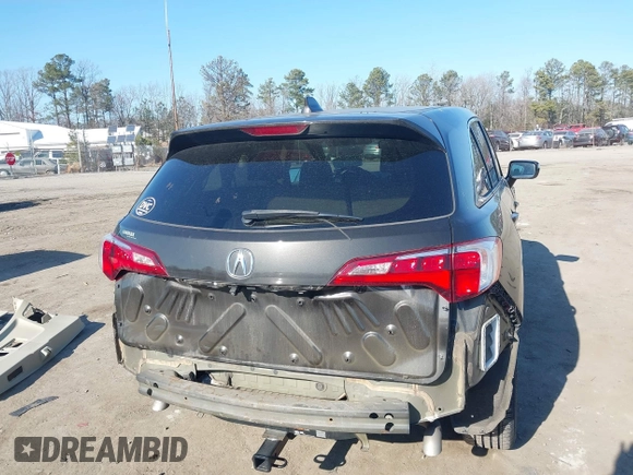 2016 Acura RDX with VIN 5J8TB4H36GL011656, listed as a IAAI auction lot 41421569 with 128,005 mi miles. Bid and sale history available at carsss.com. Image 6.