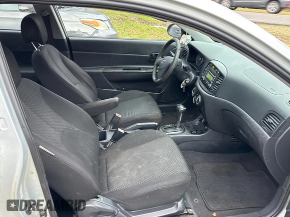 2007 Hyundai Accent SE with VIN KMHCN36C47U005847, listed as a Copart auction lot 46369725 with 148,790 mi miles and Clean Title. Bid and sale history available at carsss.com. Image 5.