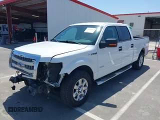 2014 Ford F-150 XL with VIN 1FTFW1CT0EKF76199, listed as a IAAI auction lot 42408498 with 103,695 mi miles and . Bid and sale history available at DreamBid. Image 2.