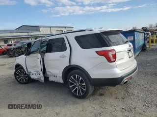 2016 Ford Explorer Platinum with VIN 1FM5K8HT3GGC56465, listed as a Copart auction lot 85738504 with 98,290 mi miles and Salvage Title. Bid and sale history available at DreamBid. Image 2.